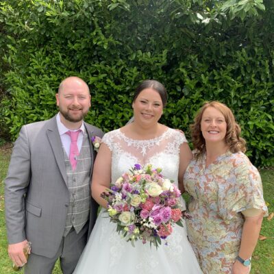 Celebrant led celebration for Candice and Gordon